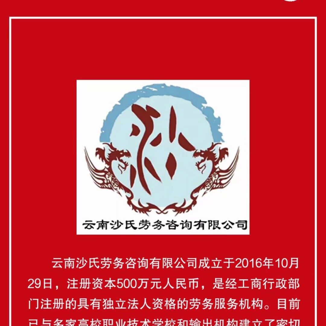 云南省沙氏劳务咨询有限公司logo