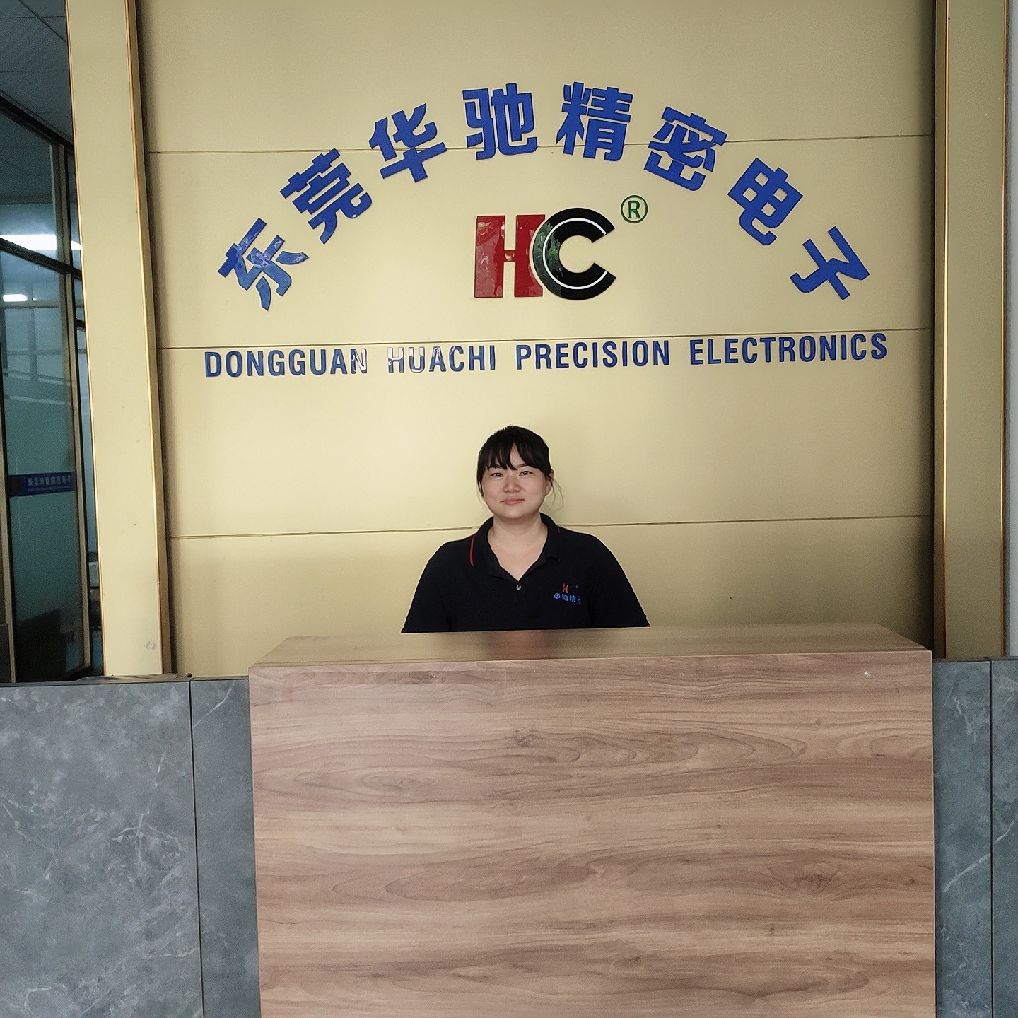 华驰精密电子厂logo