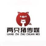 汕头市两只猪文化传媒有限公司logo